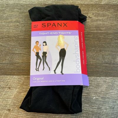 SPANX Women's Tight-End Tights Size B Black Tummy Control Tights